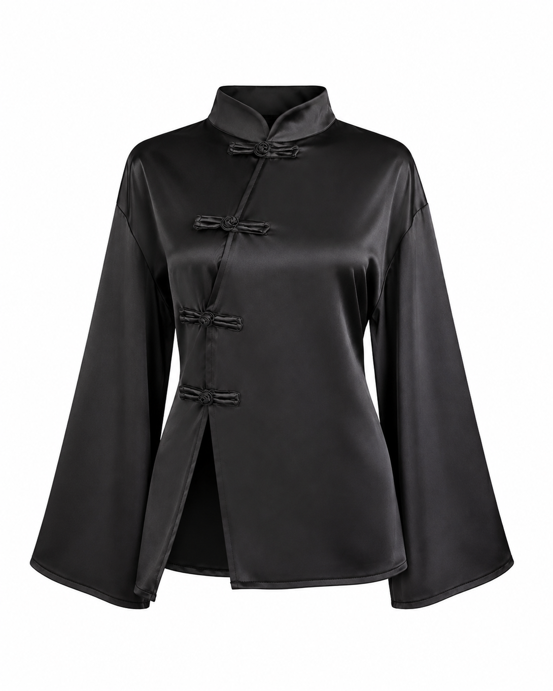 soriya long top - deep black