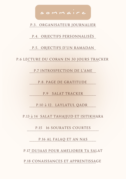 PLANNER RAMADAN 2025